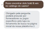 Resposta do chat ao vivo da StoneVegas Portugal